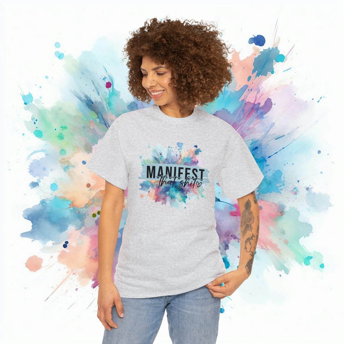 Manifest that shit | funny motivational quote tshirt