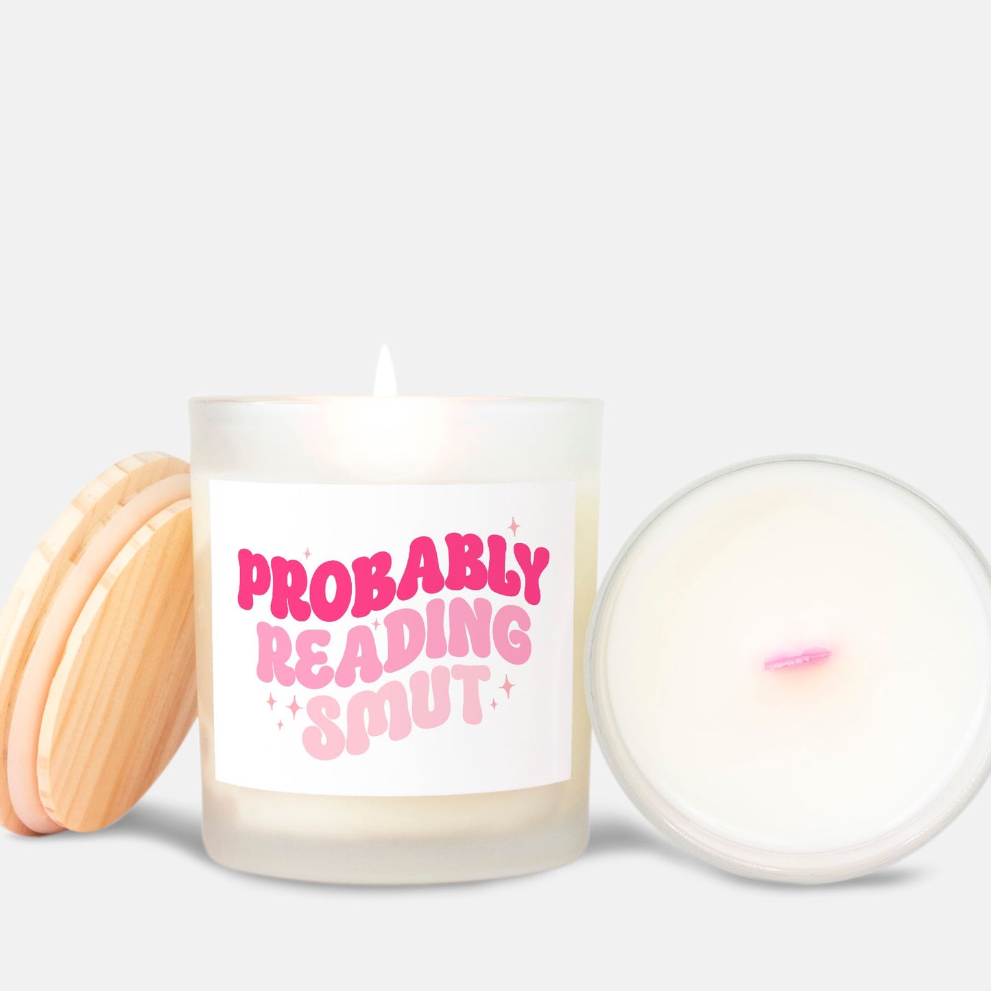 Probably reading smut candle booklover