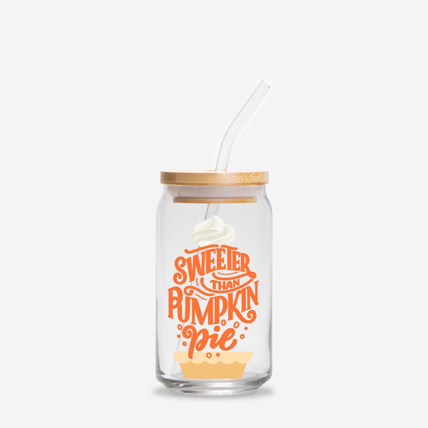 Sweeter than pumpkin pie Iced Coffee Glass Can 16oz