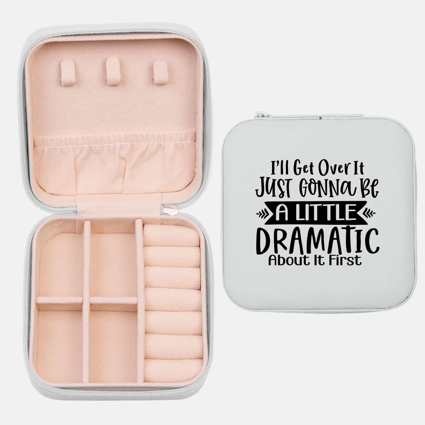 I'll get over it dramatic Jewelry Travel Case