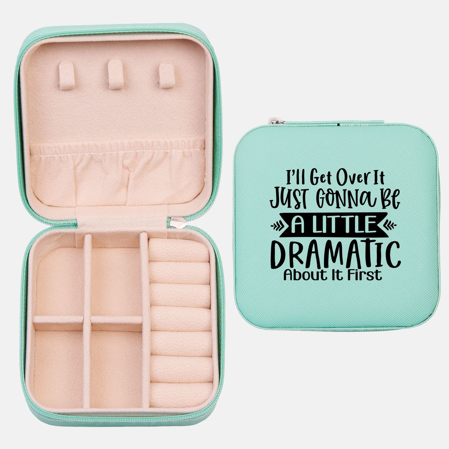 I'll get over it dramatic Jewelry Travel Case
